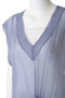 sheer knitted long vest/ベスト ミディウミソリッド/MIDIUMISOLID