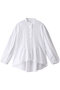 pin tuck A line shirt/シャツ ミディウミソリッド/MIDIUMISOLID オフホワイト