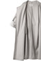 ベルト付きlong drape コート ミディウミソリッド/MIDIUMISOLID