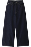 hi-waist wide denim デニム
