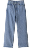 hi-waist straight denim デニム