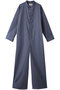 no collar jumpsuit ジャンプスーツ ミディウミソリッド/MIDIUMISOLID ネイビー