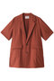 half slv tailored JK ジャケット ミディウミソリッド/MIDIUMISOLID テラコッタ