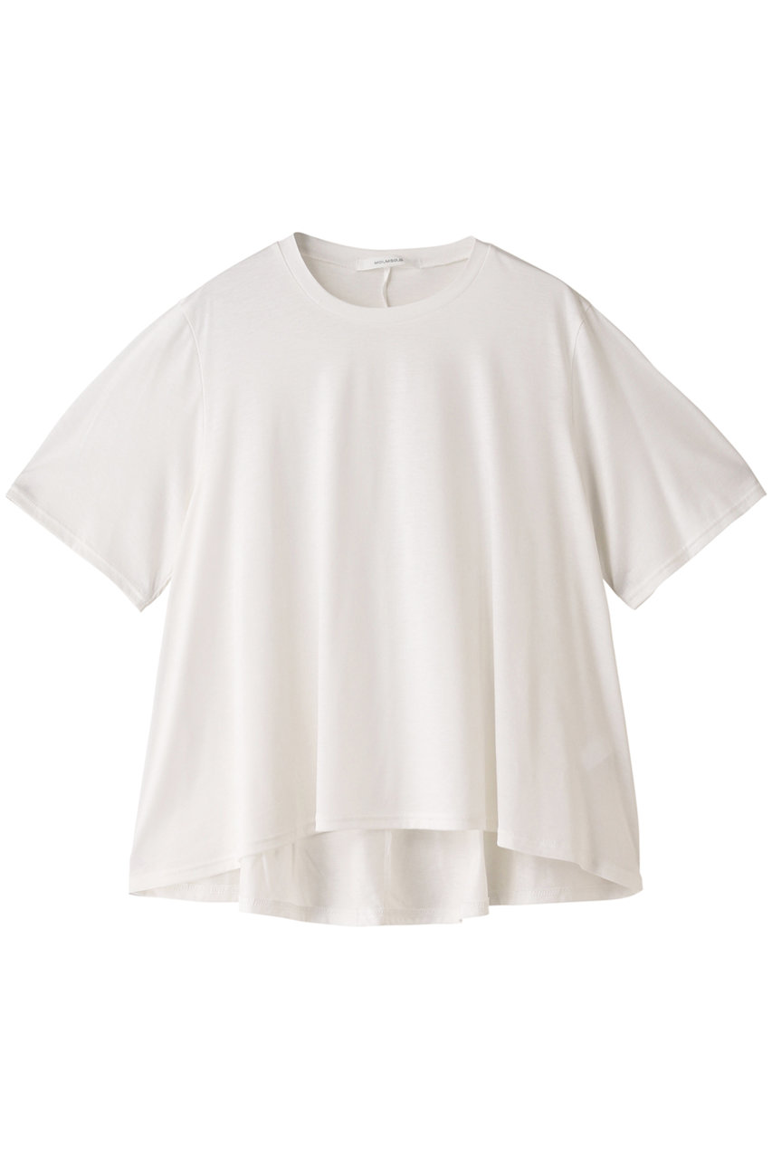 MIDIUMISOLID c/neck A line PO プルオーバー (オフホワイト, F) ミディウミソリッド ELLE SHOP MIDIUMISOLID c/neck A line PO プルオーバー (オフホワイト, F) ミディウミソリッド ELLE SHOP