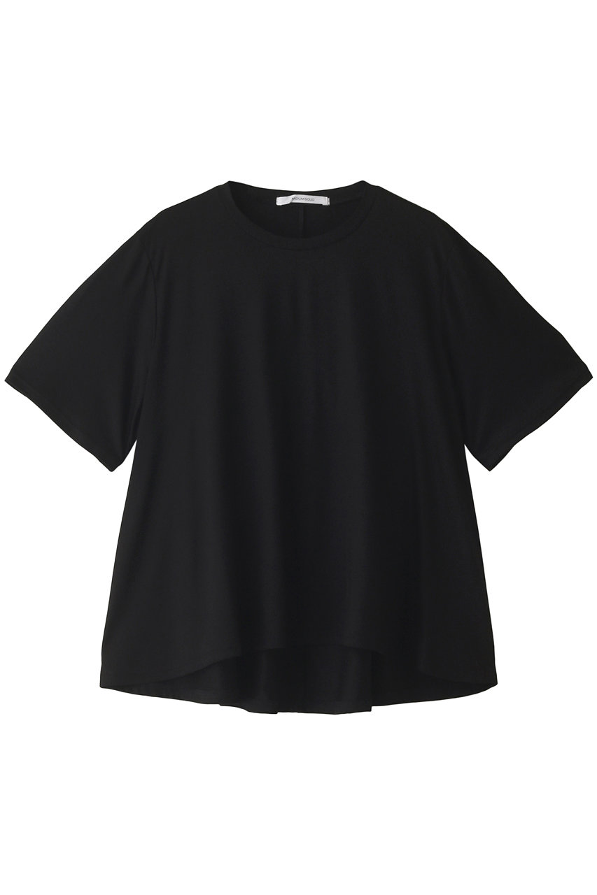 MIDIUMISOLID c/neck A line PO プルオーバー (ブラック, F) ミディウミソリッド ELLE SHOP MIDIUMISOLID c/neck A line PO プルオーバー (ブラック, F) ミディウミソリッド ELLE SHOP