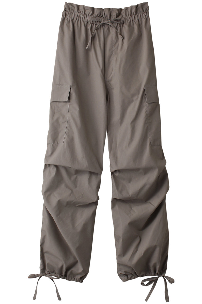＜ELLE SHOP＞ MIDIUMISOLID high waist cargo PT パンツ (gray F) ミディウミソリッド ELLE SHOP