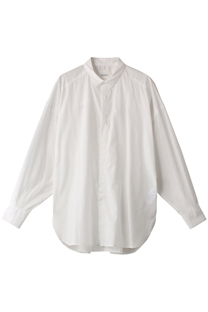 ＜ELLE SHOP＞ MIDIUMISOLID big slv shirt シャツ (off white 38) ミディウミソリッド ELLE SHOP