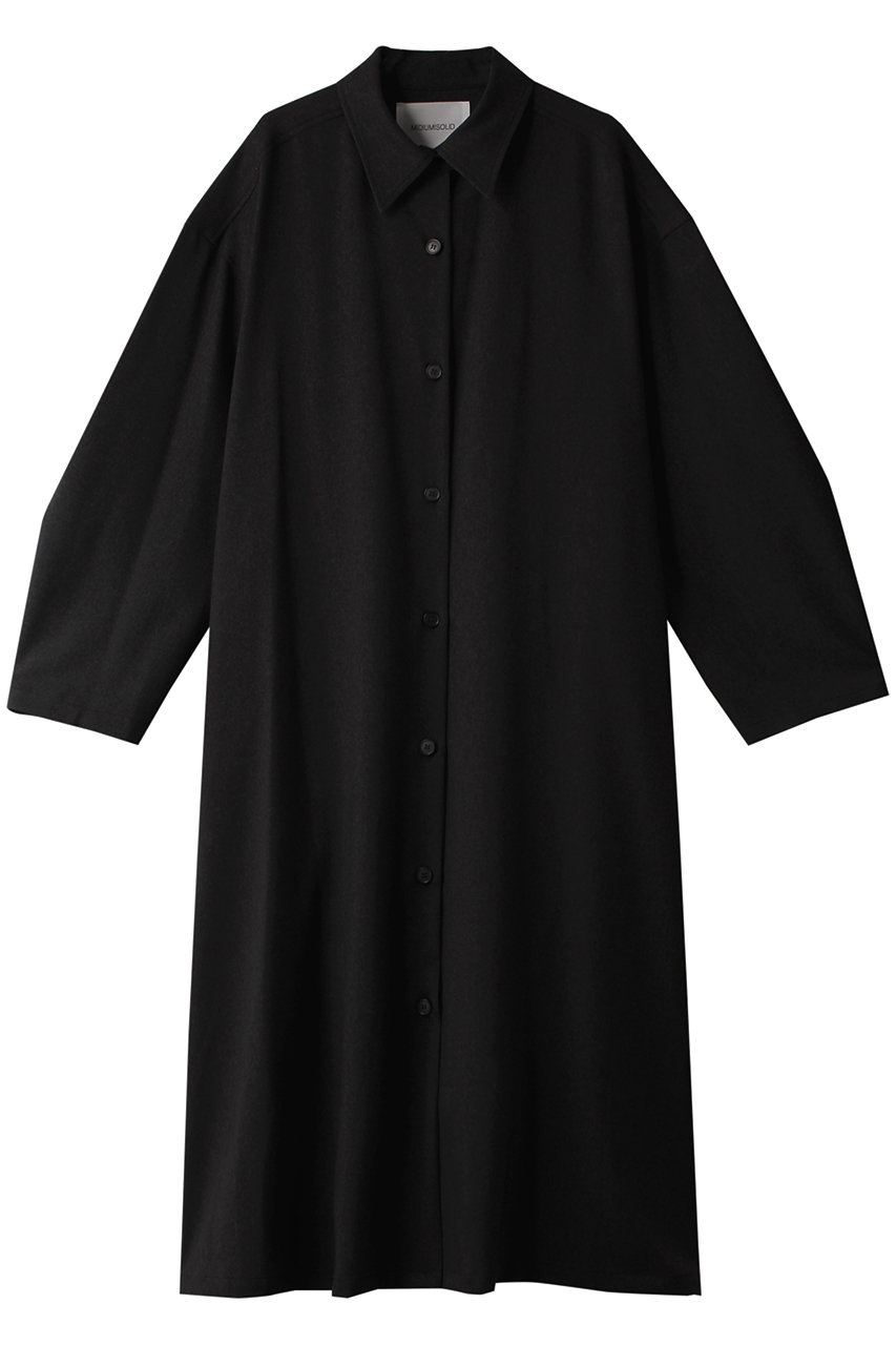 MIDIUMISOLID coat like OP ワンピース (black, F) ミディウミソリッド ELLE SHOP