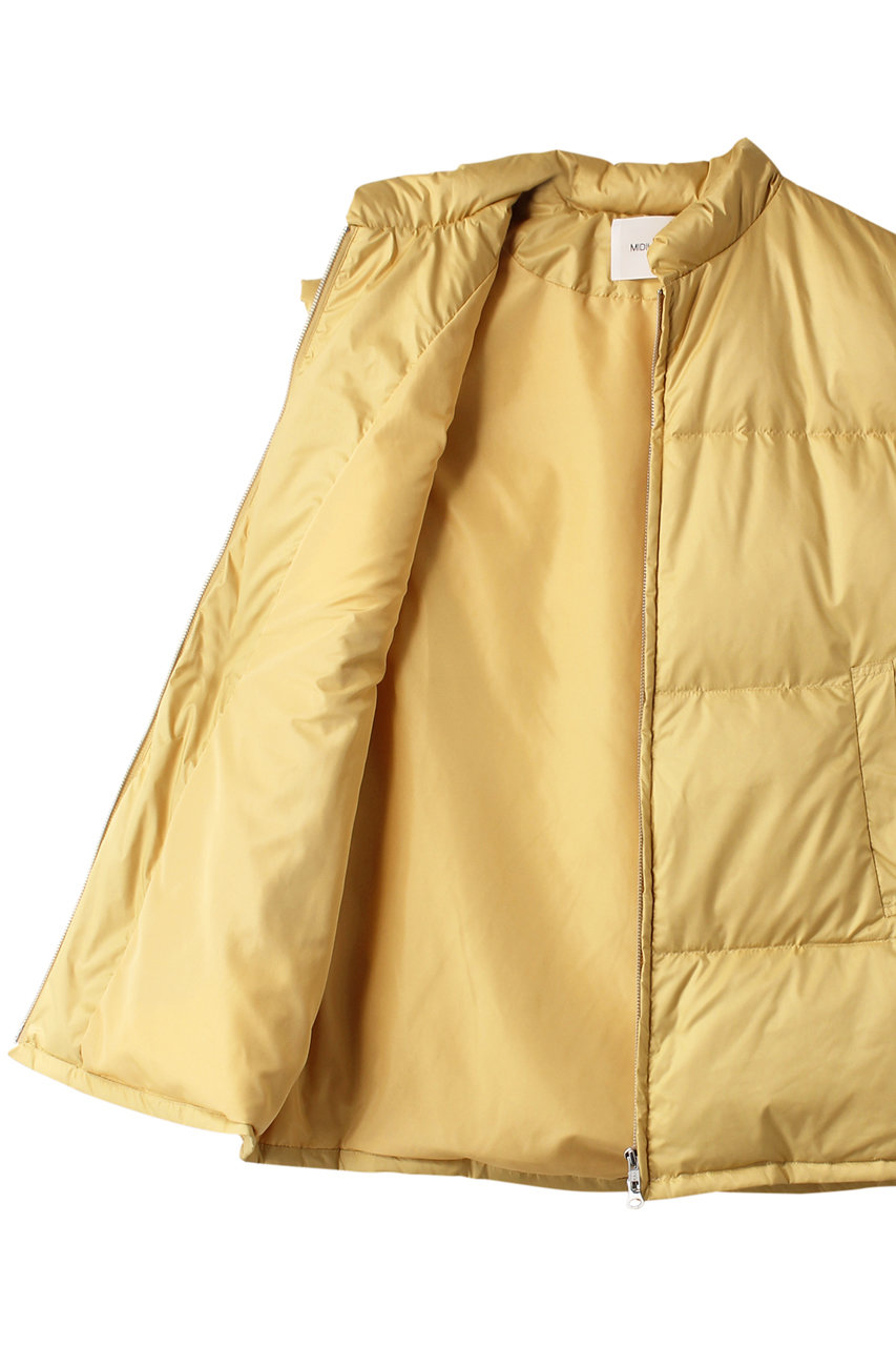 MIDIUMISOLID(ミディウミソリッド)｜down vest ベスト/yellow の