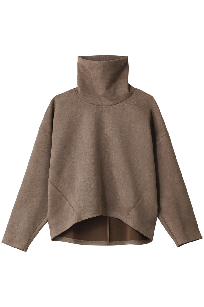 ミディウミソリッド/MIDIUMISOLIDのsuede short P/O プルオーバー(beige/4-112082)