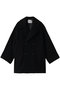 middle length CT コート ミディウミソリッド/MIDIUMISOLID black