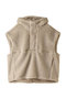 boa vest ベスト ミディウミソリッド/MIDIUMISOLID beige