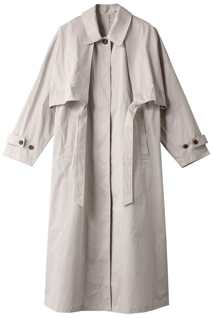 MIDIUMISOLID removal coat コート (s.beige, F) ミディウミソリッド ELLE SHOP