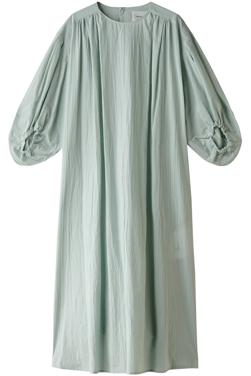 MIDIUMISOLID puff sleeve OP ワンピース (green, F) ミディウミソリッド ELLE SHOP