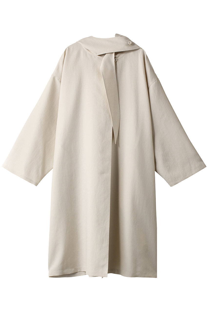 MIDIUMISOLID hooded over coat コート (ivory, F) ミディウミソリッド ELLE SHOP