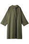 hooded over coat コート ミディウミソリッド/MIDIUMISOLID khaki