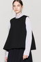 n/s flare vest ベスト ミディウミソリッド/MIDIUMISOLID