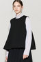 n/s flare vest ベスト ミディウミソリッド/MIDIUMISOLID