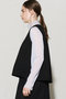 n/s flare vest ベスト ミディウミソリッド/MIDIUMISOLID