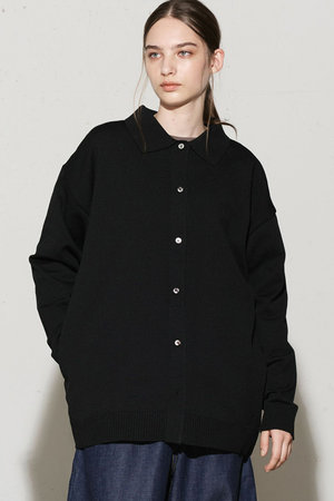 ミディウミソリッド/MIDIUMISOLIDのcardigan with collar カーディガン(110100/110104)