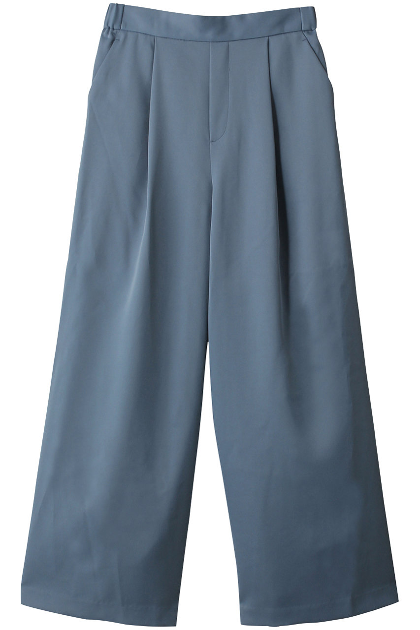 ミディウミソリッド/MIDIUMISOLIDのone tuck straight PT パンツ(blue/1-162121)
