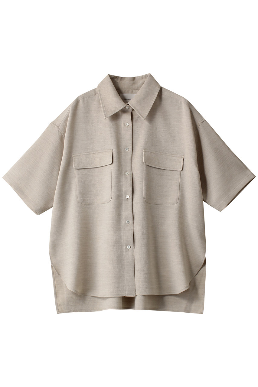 linen like relax shirt シャツ