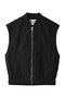 military vest ベスト ミディウミソリッド/MIDIUMISOLID black