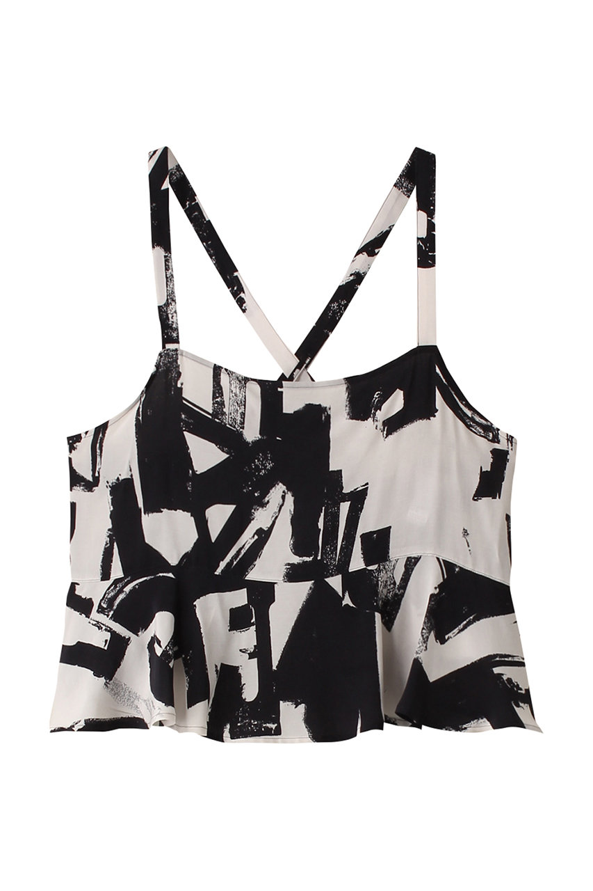 MIDIUMISOLID rubbing handle print PT パンツ (black、 38) ミディウミソリッド 20350円（税込）