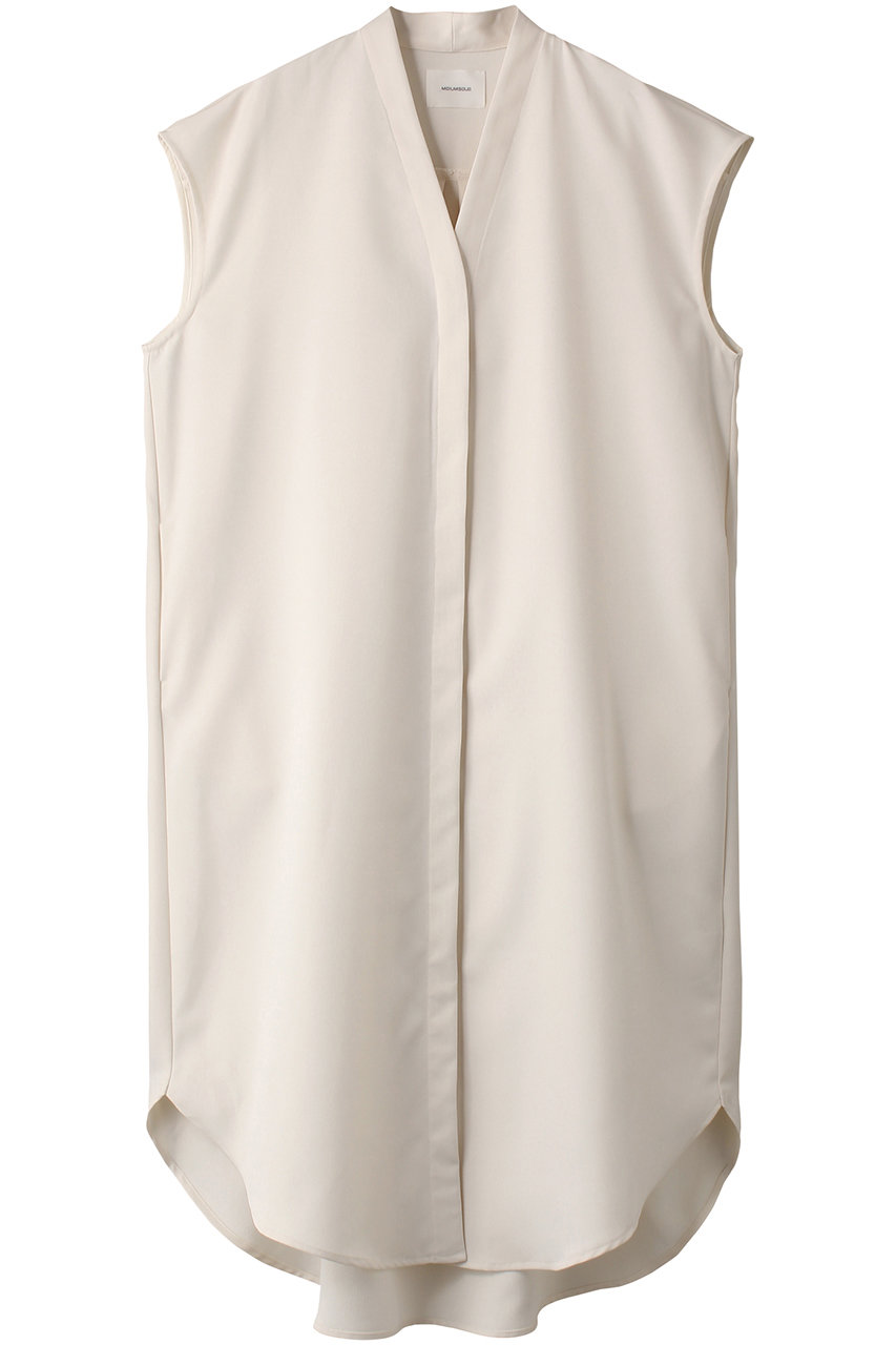 MIDIUMISOLID french slv gilet OP ワンピース (ivory, F) ミディウミソリッド ELLE SHOP MIDIUMISOLID french slv gilet OP ワンピース (ivory, F) ミディウミソリッド ELLE SHOP