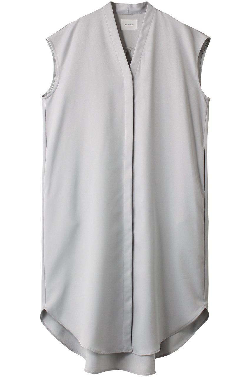 MIDIUMISOLID french slv gilet OP ワンピース (l.gray, F) ミディウミソリッド ELLE SHOP MIDIUMISOLID french slv gilet OP ワンピース (l.gray, F) ミディウミソリッド ELLE SHOP