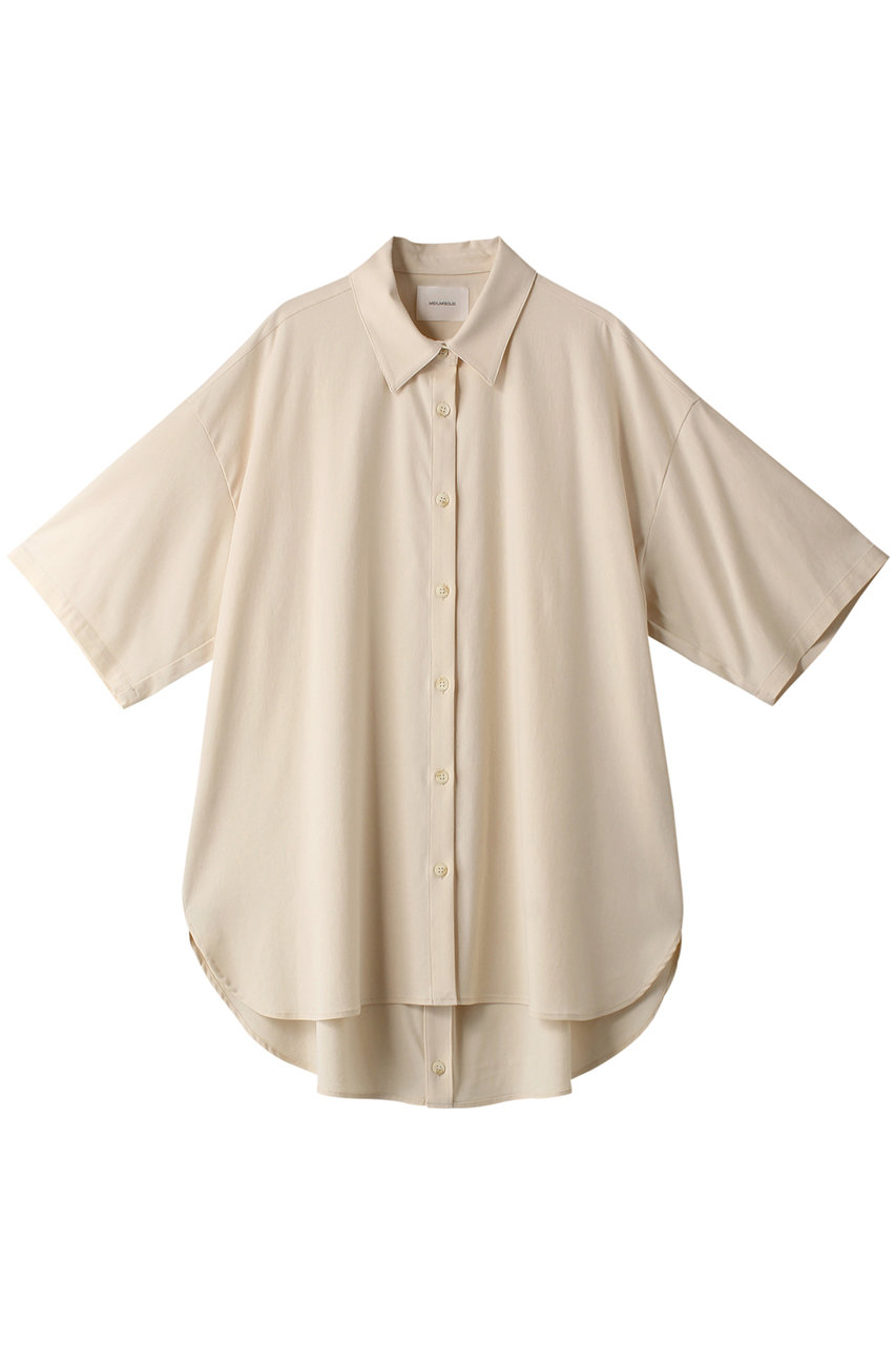 ミディウミソリッド/MIDIUMISOLIDのover size shirt シャツ(ivory/1-132140)