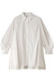 slit slv tunic shirt シャツ ミディウミソリッド/MIDIUMISOLID off white