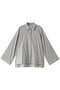 wide sleeve shirt シャツ ミディウミソリッド/MIDIUMISOLID gray