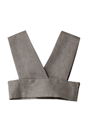 ミディウミソリッド/MIDIUMISOLIDのv neck bustier ビスチェ(110400/110401)