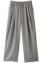 tucked wide easy PT パンツ ミディウミソリッド/MIDIUMISOLID l.gray