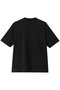 compact T Tシャツ ミディウミソリッド/MIDIUMISOLID black