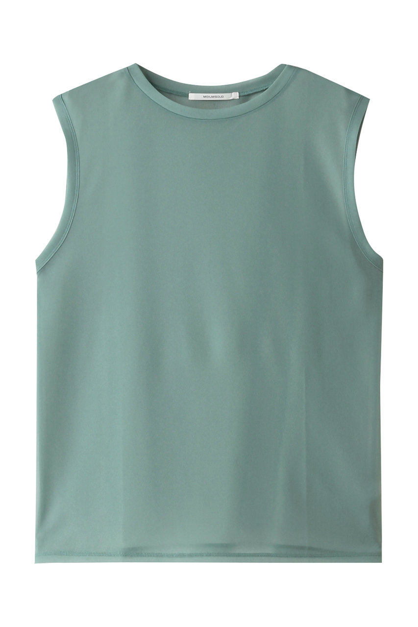MIDIUMISOLID sheer n/slv PO プルオーバー (green, F) ミディウミソリッド ELLE SHOP MIDIUMISOLID sheer n/slv PO プルオーバー (green, F) ミディウミソリッド ELLE SHOP