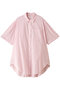 half slv wide shirt シャツ ミディウミソリッド/MIDIUMISOLID pink