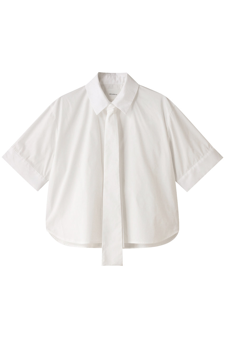 ミディウミソリッド/MIDIUMISOLIDのbow-tie shirt シャツ(off white/2-132160)