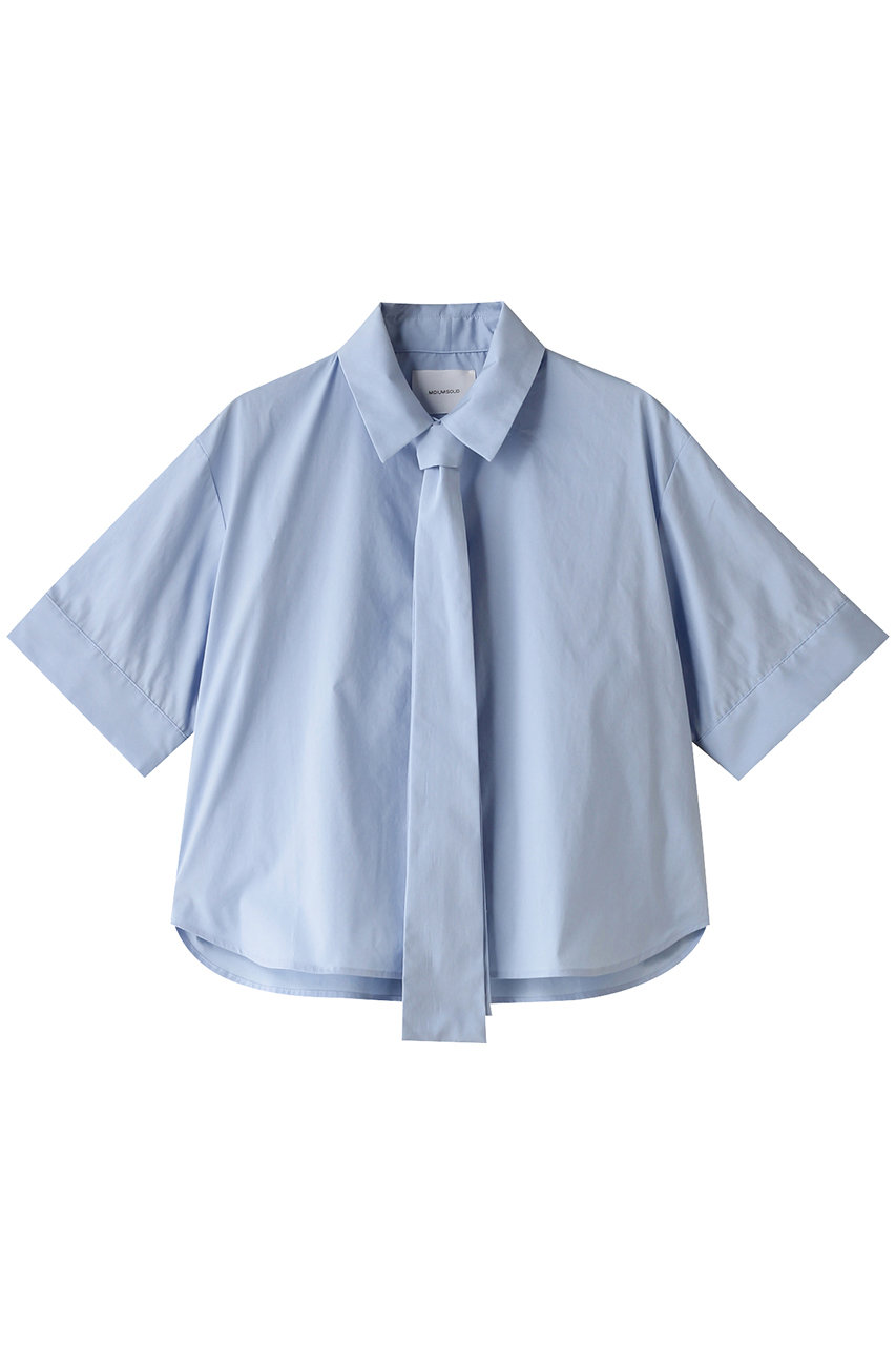 ミディウミソリッド/MIDIUMISOLIDのbow-tie shirt シャツ(l.blue/2-132160)