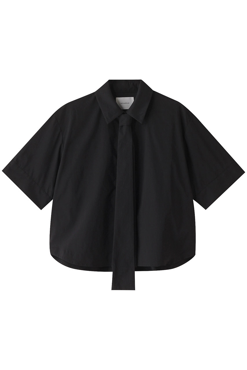ミディウミソリッド/MIDIUMISOLIDのbow-tie shirt シャツ(black/2-132160)