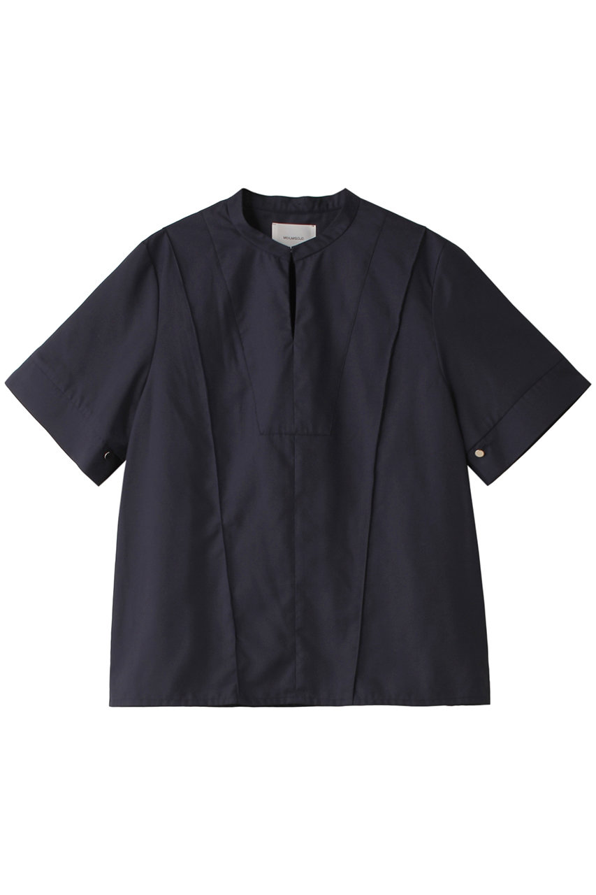 ミディウミソリッド/MIDIUMISOLIDの2way neck blouse ブラウス(navy/3-132180)