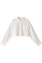 cropped wide shirt シャツ ミディウミソリッド/MIDIUMISOLID off white