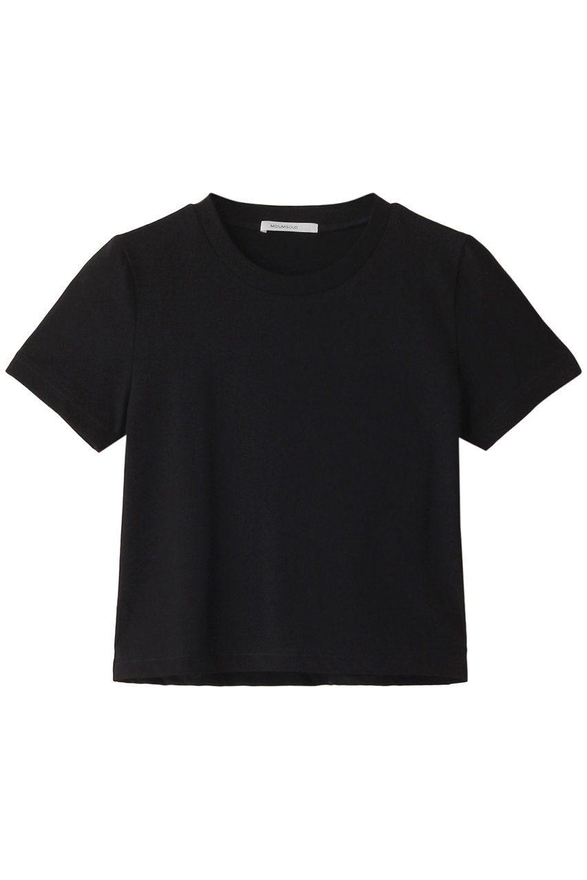 ミディウミソリッド/MIDIUMISOLIDのcropped tee Tシャツ(black/3-112160)