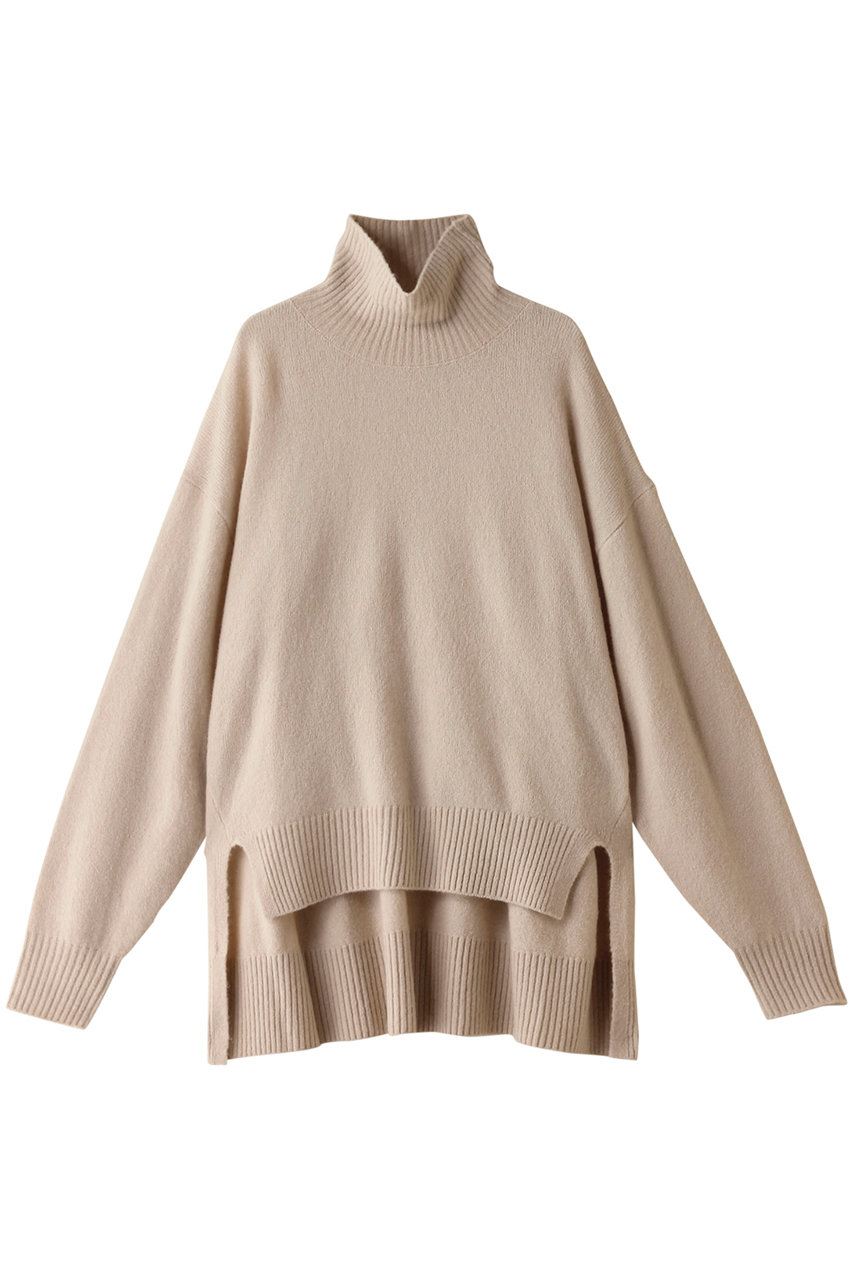 ミディウミソリッド/MIDIUMISOLIDのhi-neck wide P/O プルオーバー(l.beige/4-12208543)