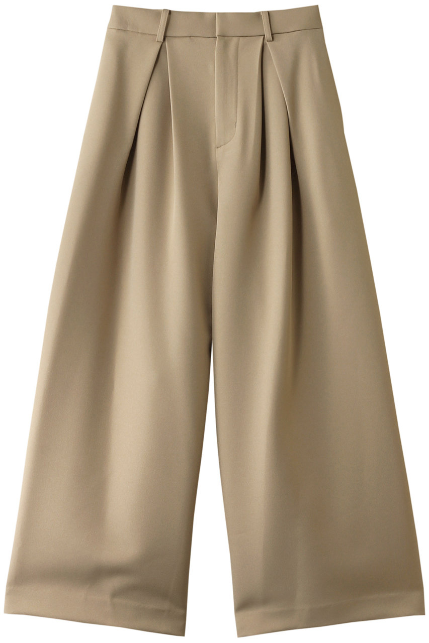 ミディウミソリッド/MIDIUMISOLIDのhigh waist tucked straight PT パンツ(beige/3-162146)