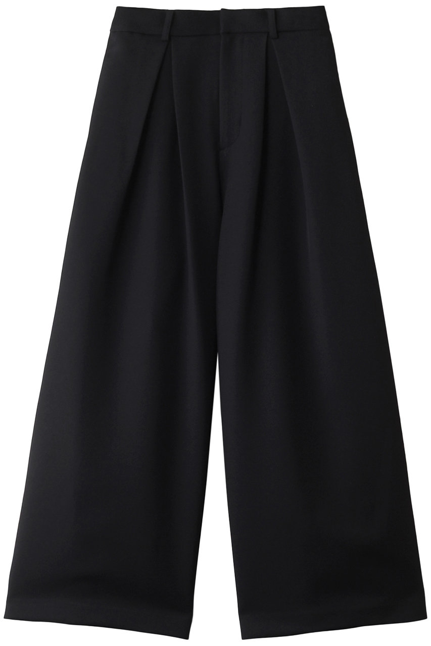 ミディウミソリッド/MIDIUMISOLIDのhigh waist tucked straight PT パンツ(black/3-162146)