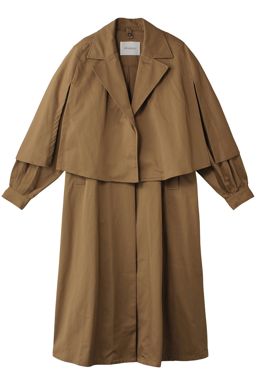 ミディウミソリッド/MIDIUMISOLIDの3way cape coat コート(beige/3-172076)