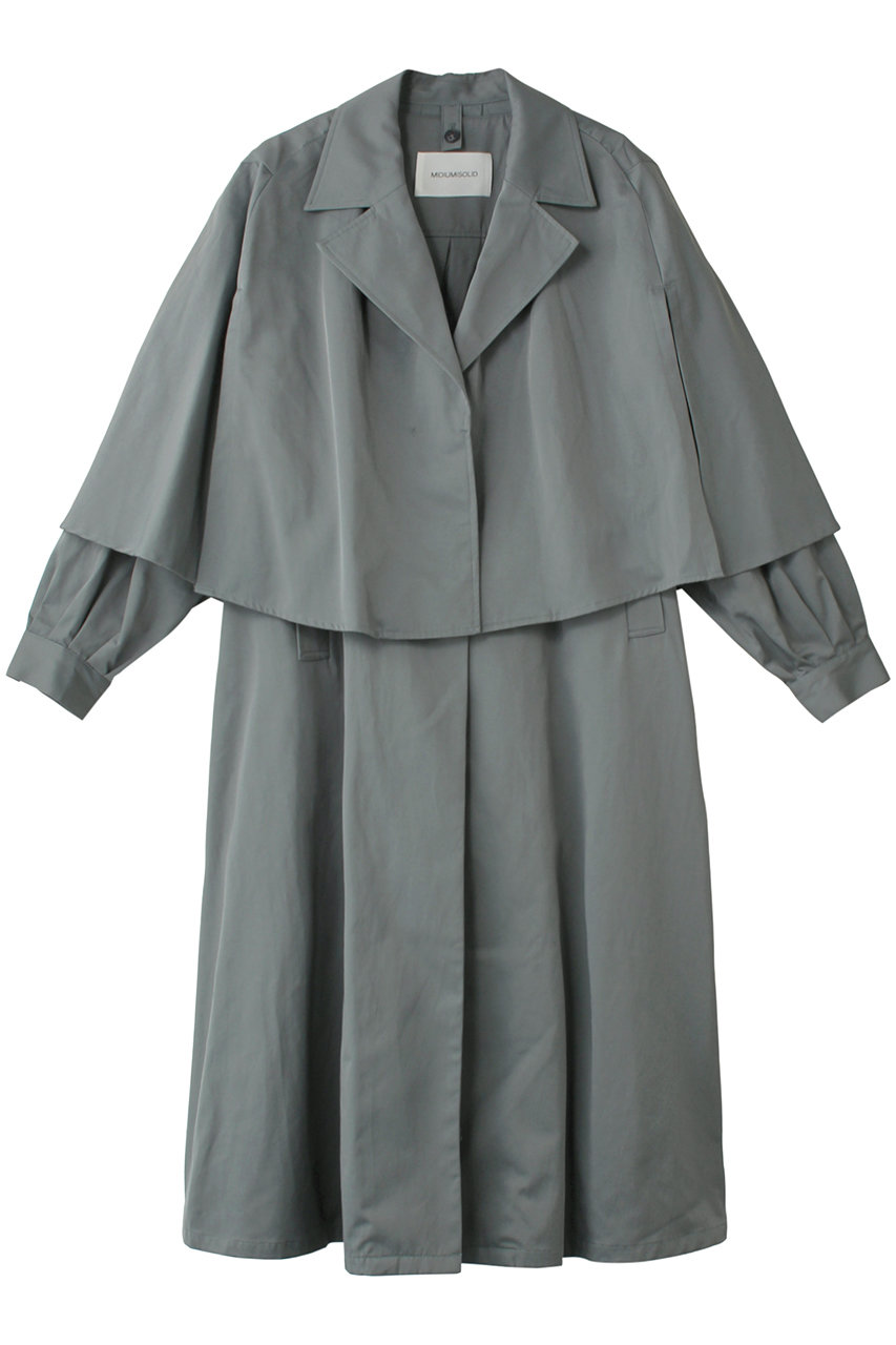 ミディウミソリッド/MIDIUMISOLIDの3way cape coat コート(l.gray/3-172076)