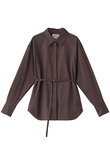 shirt with belt.M シャツ